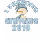I Survived Snowpocalypse 2010 t-shirts