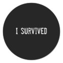 I survived stickers