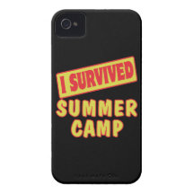 I SURVIVED SUMMER CAMP Case-Mate iPhone 4 CASES