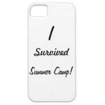 I survived summer camp! iPhone 5 cases