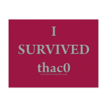 I Survived thac0 postcards by thefrozenduck I Survived thac0 postcards