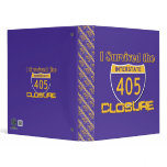 I Survived the 405 Closure binders