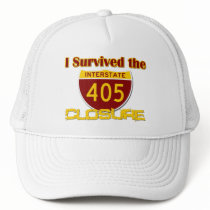 I Survived the 405 Closure Trucker Hat