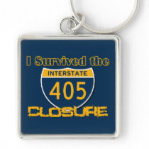 I Survived the 405 Closure Key Chains