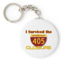 I Survived the 405 Closure Keychains