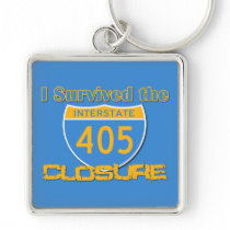 I Survived the 405 Closure Key Chain