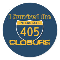 I Survived the 405 Closure Sticker