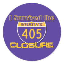 I Survived the 405 Closure Sticker