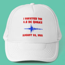 I Survived the 5.8 DC Quake! Tshirts and Gifts hats