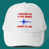 I Survived the 5.8 DC Quake! Tshirts and Gifts hats