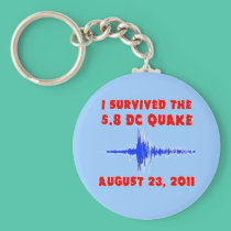 I Survived the 5.8 DC Quake! Tshirts and Gifts keychains