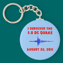 I Survived the 5.8 DC Quake! Tshirts and Gifts keychains