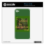 I Survived The Appalachian Trail yellow iPhone 4 Decal