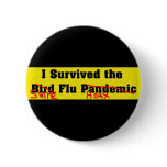I Survived The Bird Flu Pandemic buttons