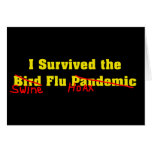 I Survived The Bird Flu Pandemic Greeting Cards
