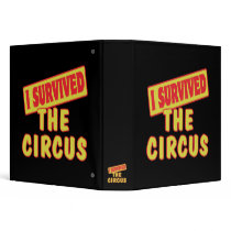 I SURVIVED THE CIRCUS 3 RING BINDERS
