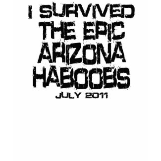 I Survived The Epic Arizona Haboobs July 2011 shirt