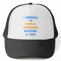 I Survived the Global Warming Blizzard of 2010 Hat
