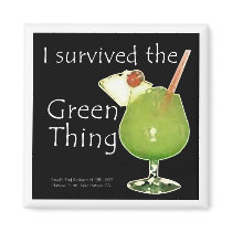 I Survived the Green Thing magnets by Robeth I Survived the Green Thing magnets