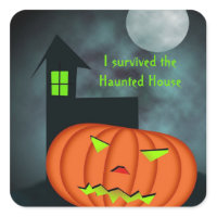 I survived the Haunted House Sticker
