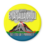 I Survived The Iceland Volcano Magnet
