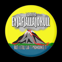 I Survived The Iceland Volcano magnets