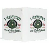 I Survived the Market Crash binders by SpeakYourMind I Survived the Market Crash binders