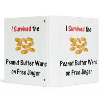 I Survived the Peanut Butter Wars at Free Jinger 3 Ring Binder