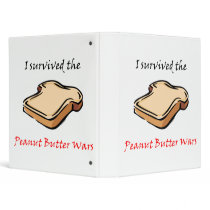I survived the Peanut Butter Wars Binder