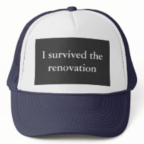 I survived the renovation hats