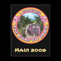I survived the Road to Hana postcards