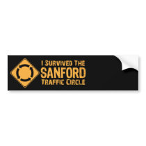 I Survived The Sanford Traffic Circle bumper stickers