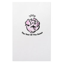 I Survived  The Swine Flu 2009 Personalized Stationery