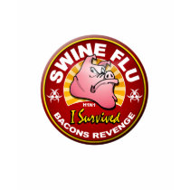 I Survived The Swine Flu - H1N1 t-shirts