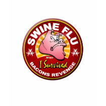 I Survived The Swine Flu - H1N1 t-shirts