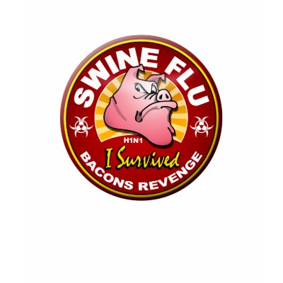 I Survived The Swine Flu Pandemic - H1N1 Virus Shirt by spacedust