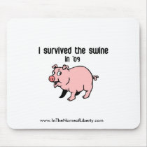 I Survived The Swine mousepads