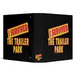 I SURVIVED THE TRAILER PARK VINYL BINDER