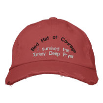 I survived the Turkey Deep Fryer Embroidered Hat