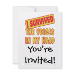 I SURVIVED THE VOICES IN MY HEAD INVITE
