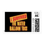 I SURVIVED THE WATER BALLOON TOSS POSTAGE STAMPS