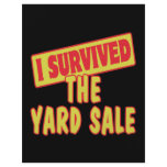 I SURVIVED THE YARD SALE FULL COLOR FLYER