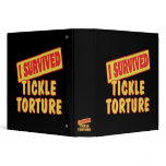 I SURVIVED TICKLE TORTURE 3 RING BINDER