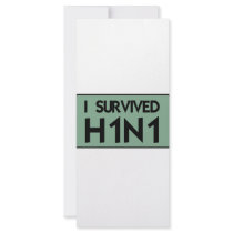 I Survived to H1N1 Rack Card Template