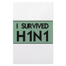 I Survived to H1N1 stationery by AKR000 I Survived to H1N1 stationery