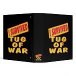 I SURVIVED TUG OF WAR VINYL BINDER