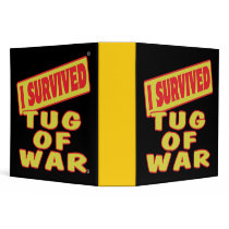 I SURVIVED TUG OF WAR BINDER