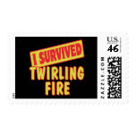 I SURVIVED TWIRLING FIRE STAMP