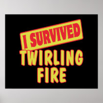 I SURVIVED TWIRLING FIRE POSTER
