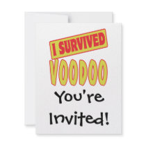 I SURVIVED VOODOO CUSTOM INVITE